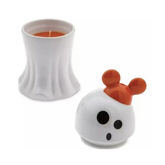 Disney Parks Happy Halloween 2022 Ghost Halloween Mickey Ear Hat Scented Candle - Picture 2 of 5